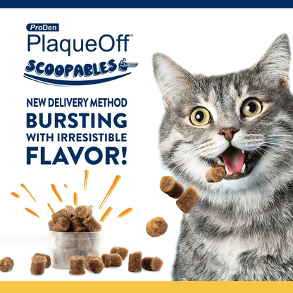 Cat Dental Care - SCOOPABLES - PlaqueOff Soft Chews - 45 scoops