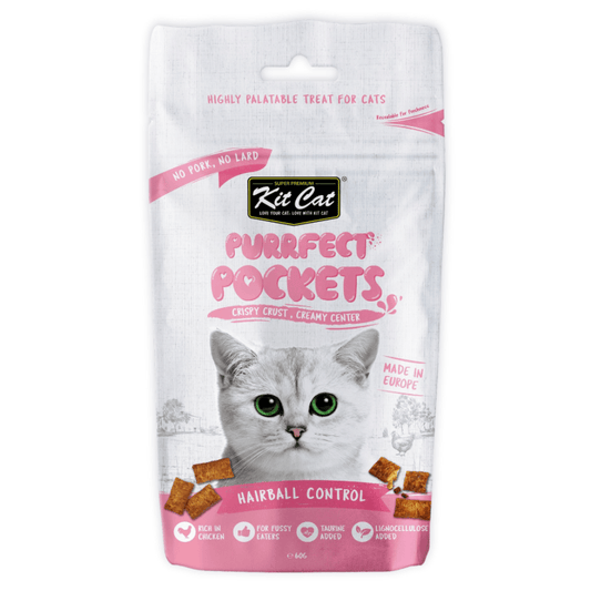 Crunchy Cat Treat - PURRFECT POCKET - Hairball Control - 60 g