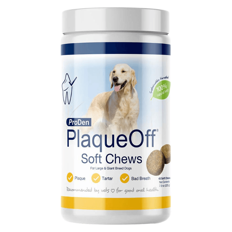 Dog Dental Care - PlaqueOff Soft Chews For Large & Giant Breed Dogs