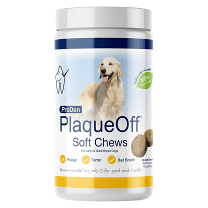 Dog Dental Care - PlaqueOff Soft Chews For Large & Giant Breed Dogs