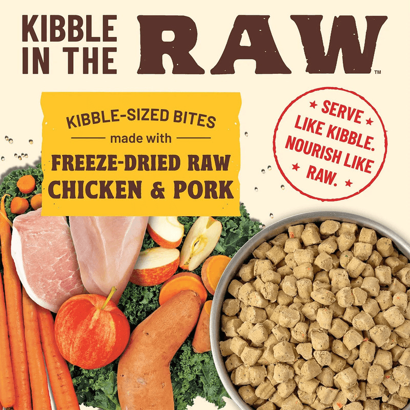 Freeze Dried Dog Food - KIBBLE IN THE RAW - PUPPY Recipe with Organic Vegetables