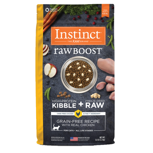 Instinct - Cat - Raw Boost Kibble Grain Free Cage Free Chicken