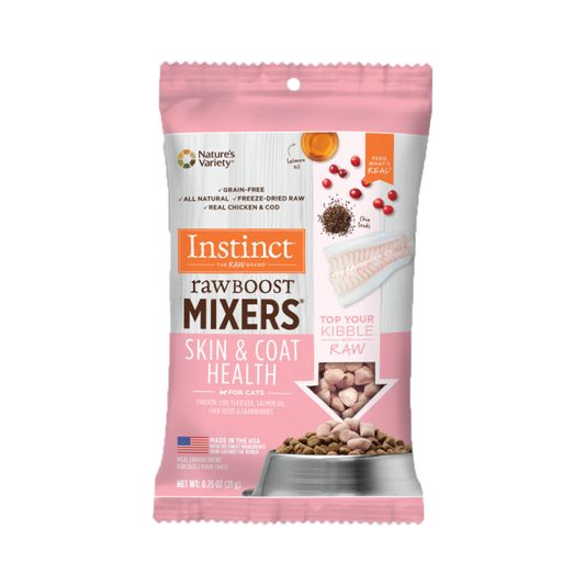 Instinct - Cat - Raw Boost Mixers Skin & Coat Health Chicken & Fish