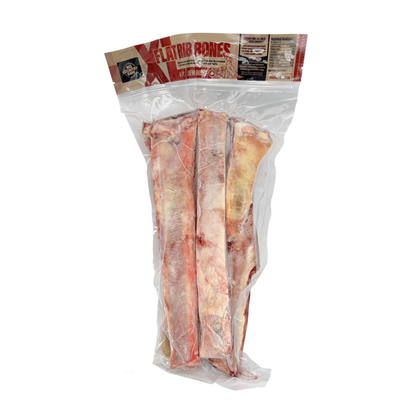 Big Country Raw - Dog - Frozen Raw Meaty Bones Flat Rib Bone