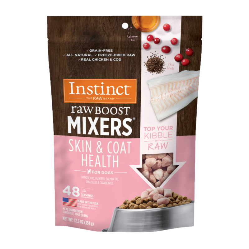 Instinct - Dog - Raw Boost Mixers Skin & Coat Health Grain Free Chicken & Fish