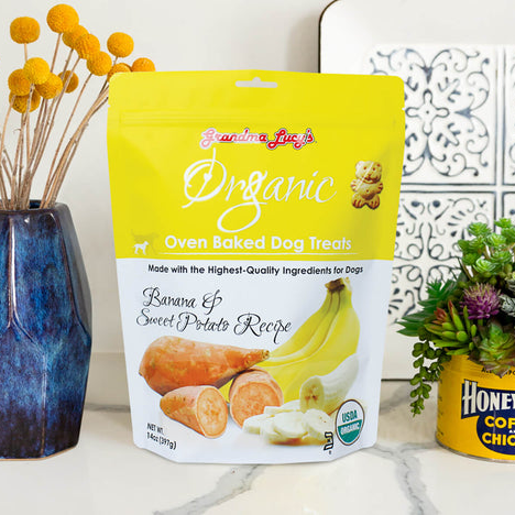 Grandma Lucy's - Dog - Organic Oven Baked Treats Banana & Sweet Potato