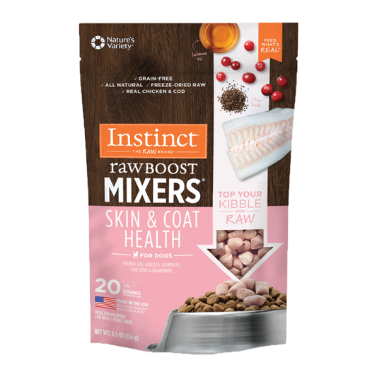 Instinct - Dog - Raw Boost Mixers Skin & Coat Health Grain Free Chicken & Fish