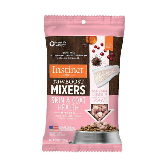 Instinct - Dog - Raw Boost Mixers Skin & Coat Health Grain Free Chicken & Fish