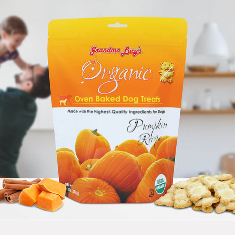 Grandma Lucy's - Dog - Organic Oven Baked Treats Pumpkin