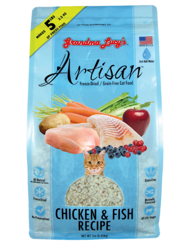 Grandma Lucy's - Cat - Artisan Freeze Dried Grain Free Chicken & Fish Recipe