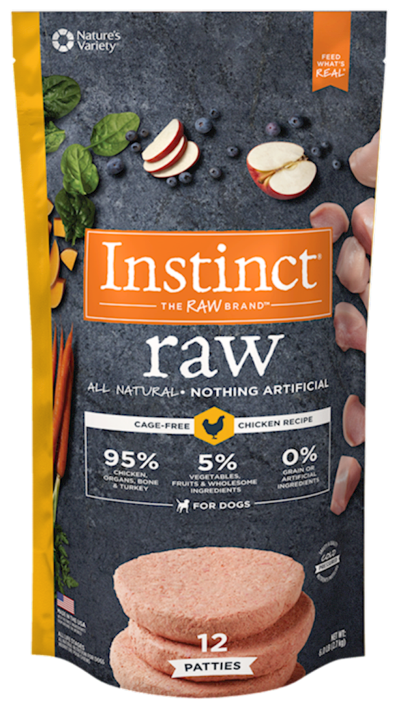 Instinct - Dog - Raw Natural Patties 85/15 Chicken