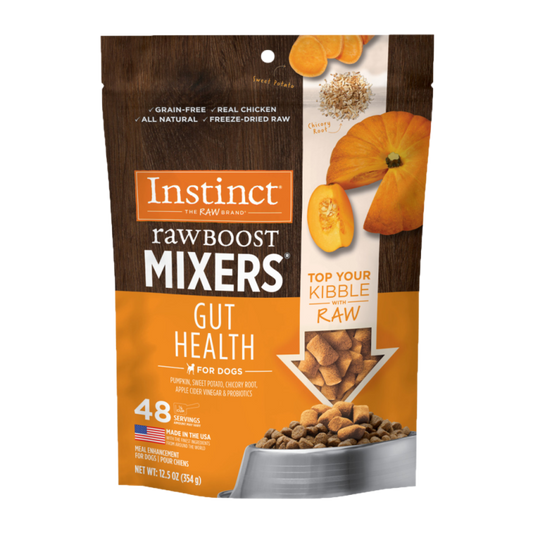 Instinct Dog Raw Boost Mixers Gut Health Grain Free Chicken