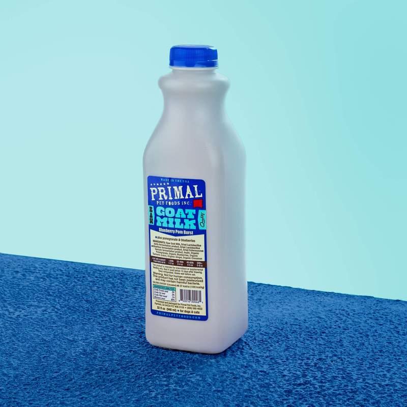 Raw Goat Milk - Blueberry Pom Burst with Organic Pomegranate & Blueberries For Antioxidants - 32 oz