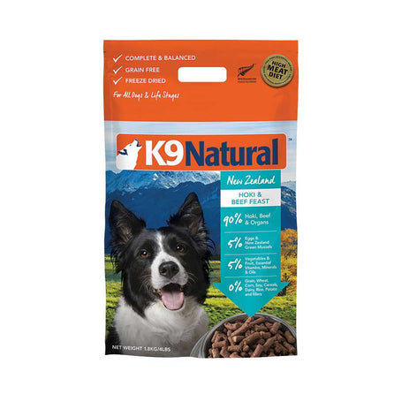 K9 Natural - Hoki & Beef Freeze Dried