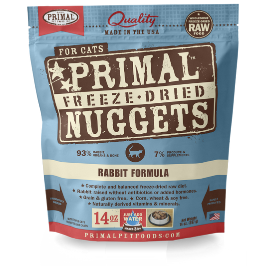 Primal Cat Freeze-Dried Nuggets - Rabbit 主食冻干-兔肉