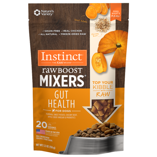 Instinct Raw Boost Frozen Mixers Gut Health for Dogs