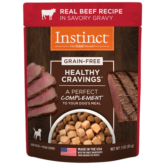 Instinct Dog Healthy Cravings Real Beef Recipe