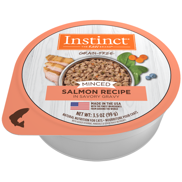 Instinct Cat Grain Free Minced 3.5 oz - Salmon