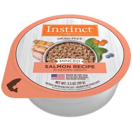 Instinct Cat Grain Free Minced 3.5 oz - Salmon