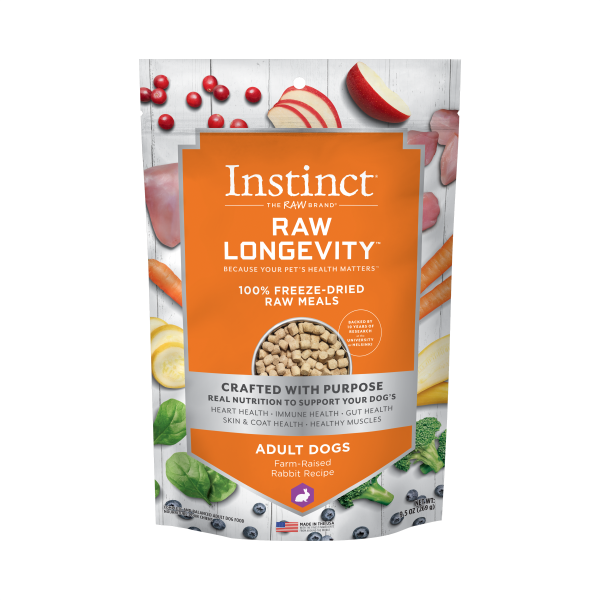 Instinct Raw Longevity FD Meals Adult Rabbit for Dogs