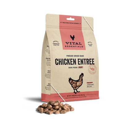 Vital Essentials - Dog Chicken Freeze Dried Mini Nibs - 14 oz