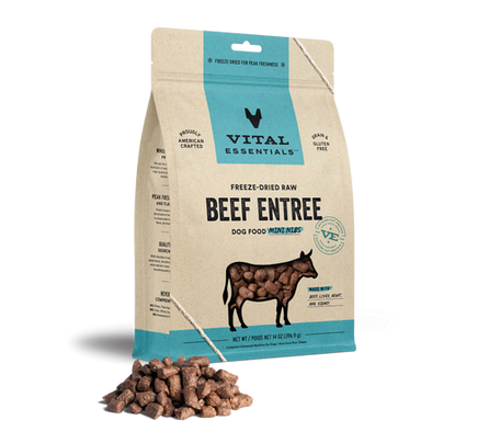 Vital Essentials - Dog Beef Freeze Dried Mini Nibs - 14 oz