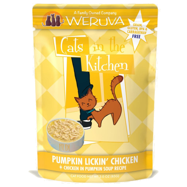 Weruva Cats in Kitchen Pumpkin Lickin' Chicken 3 oz Pouch
