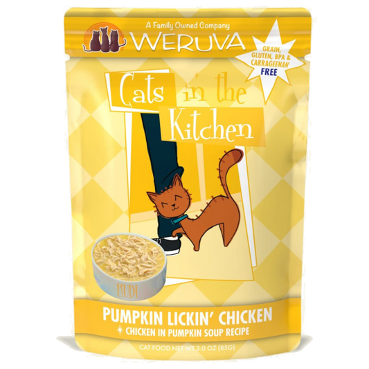 Weruva Cats in Kitchen Pumpkin Lickin' Chicken 3 oz Pouch
