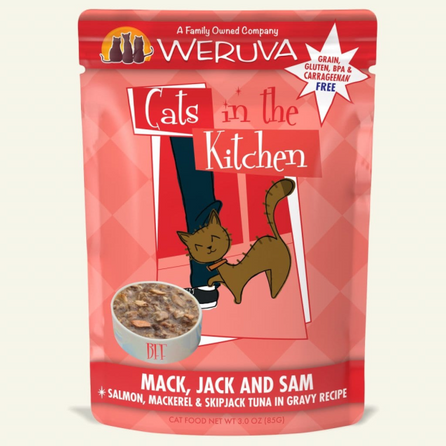 Weruva Cats in the Kitchen Mack Jack & Sam 3 oz