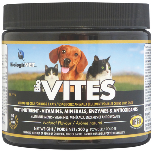 BiologicVet BioVITES Powder for Dogs & Cats 综合维他命