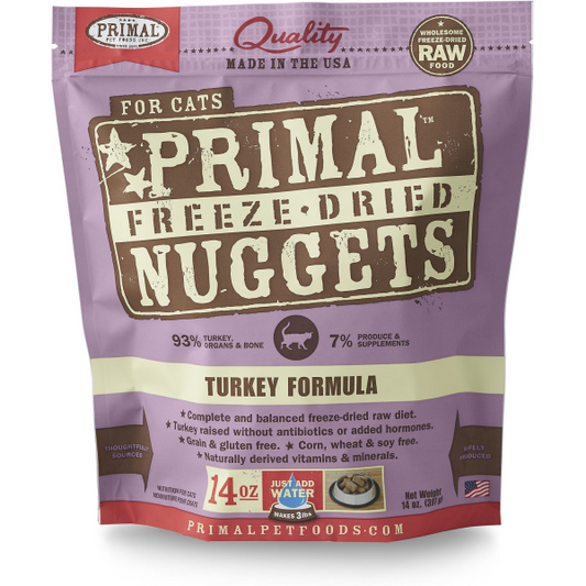 Primal Cat Freeze-Dried Nuggets - Turkey 主食冻干-火鸡