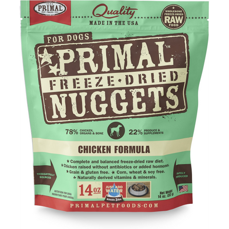 Primal Dog Freeze-Dried Nuggets Chicken主食冻干-鸡肉