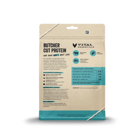 Vital Essentials - Dog GF Freeze Dried Food - Beef Tripe Nibblets - 14oz