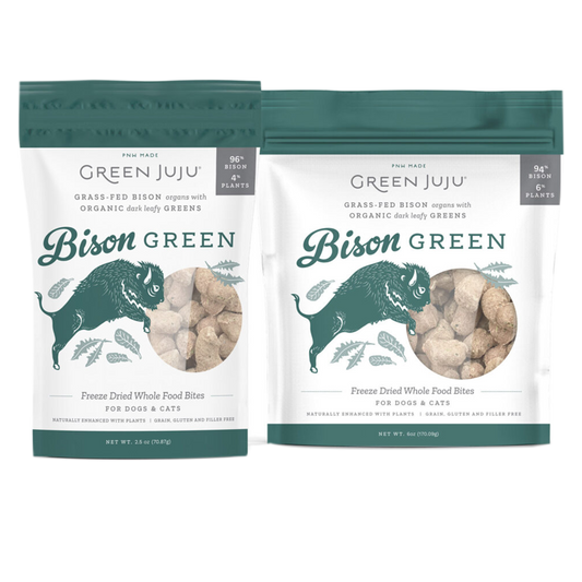 Green Juju - Bison Green Freeze Dried Whole Food Bites