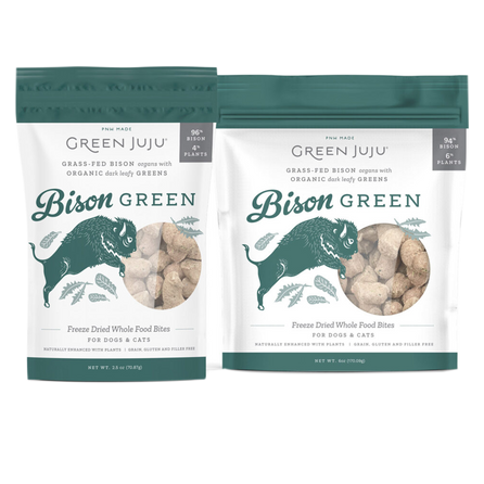 Green Juju - Bison Green Freeze Dried Whole Food Bites