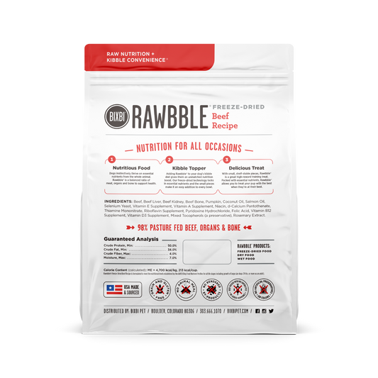 BIXBI - Freeze Dried - Rawbble - Beef