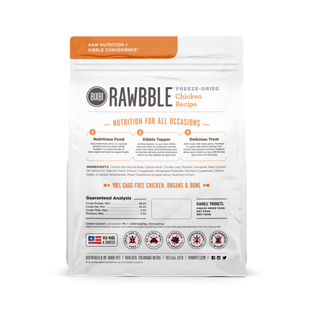 BIXBI - Freeze Dried - Rawbble - Chicken