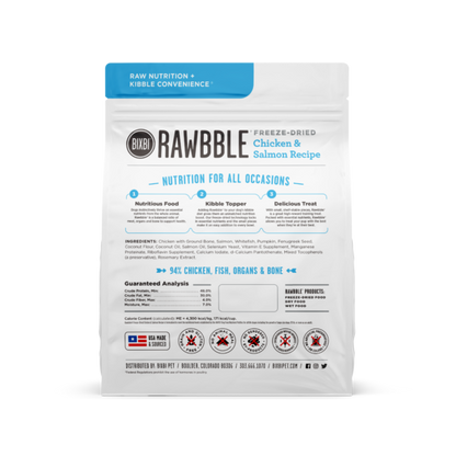 BIXBI - Freeze Dried - Rawbble - Salmon & Chicken