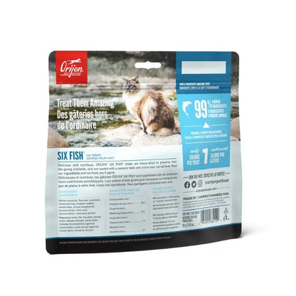Orijen Freeze-Dried Cat Treats - Six Fish
