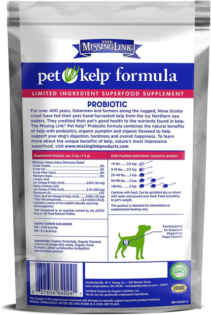 Organic Pet Kelp, Probiotic Formula  8 oz