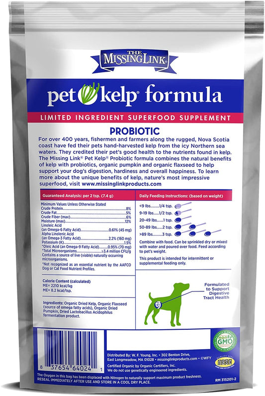 Organic Pet Kelp, Probiotic Formula  8 oz